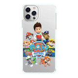 Capinha Patrulha Canina Fundo Transp Case De Celular