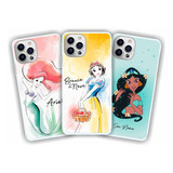 Capinha Princesa Princesas Arte Fundo Colorido Escolha A Sua