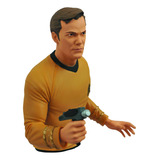 Capitão Kirk Bust Bank Cofre Star Trek Diamond Toys