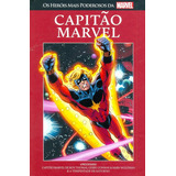 Capitão Marvel Os Heróis Mais Poderosos Da Marvel Salvat Capa Vermelha Capa dura Novo E Lacrado Gil Kane