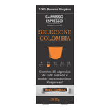 Cápsula Café Colômbia Capresso Compativel Nespresso 10uni