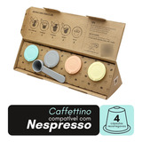 Cápsulas Reutilizável Recarregável Nespresso Caffettino Kit4