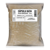 Cápsulas Vazias Gastro Resistente Incolor 1000mg No00 180 Un