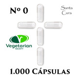 Cápsulas Vazias Veganas Incolor N 0 Lote Com 1 000