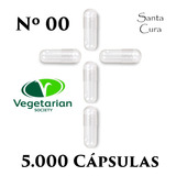 Cápsulas Vazias Veganas Incolores N 00 Lote Com 5 000
