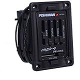 Captador De Guitarra Clássico Acústico 4 Bandas Pré Amplificador Afinador De Pré Amplificador Modelo Duplo Pré Amplificador De Microfone Afinador De Equalizador De Guitarra
