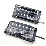 Captador De Guitarra Elétrica Preto Conjunto De Ponte Humbucker Guitarra Elétrica Captador De Guitarra Elétrica