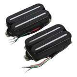 Captador Fleor O Par Poderoso Humbucker Ceramico Hot Rails Cor Preto