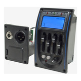 Captador Lc5 Pre Amp Equalizador P Violão Com Afinador Lc 5