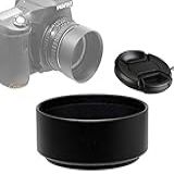 Capuz Para Lente Fotasy Metal 43 Mm Para Sol Para Lente Canon Fuji Leica Leitz Nikon Olympus Panasonic Pentax Sony Standard 55mm
