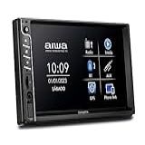 Car Áudio Central Multimídia AIWA Tela 7 HD Bluetooth Espelhamento Touch Rádio FM AWS CA DD 01 CAR AUDIO 2DIN AWS CA DD 01 BIVOLT