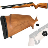 Carabina Pcp Nova Vista Alpha 5 5mm Regulada Coronha Madeira