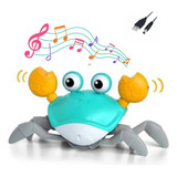 Caranguejo De Brinquedo Fujão Toca Música Indução Bebe Usb