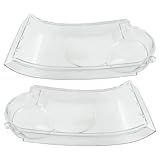Carbhub Par De Tampa De Lente De Farol Adequado Para Land Rover Range Rover 2006 2009 Não Esportivo