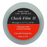 Carbono Check film Antigo Accufilm Vermelho preto