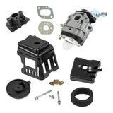 Carburador Brida Filtro Ar Junta Roçadeira Terra Grm430