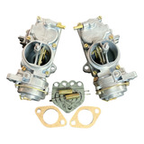 Carburador Duplo Fusca Brasilia 1300 1500 1600 Solex