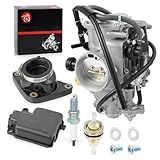 Carburador E Bota Coletor De Admissão Para Honda TRX400EX Sportrax 400EX TRX400X 1999 2014 Carb
