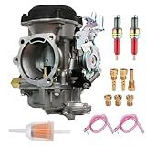 Carburador E Vela De Ignição 883 CV 40 Mm Compatível Com Harley Davidson Sportster XL883 XL1200 Electra Glide Carb Replace 27421 99C 27421 99A 27490 04 27465 04