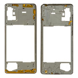 Carcaça Aro Lateral Com Flex E Botões Para Galaxy A71 A715