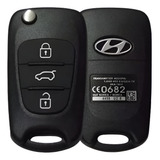 Carcaça Chave Canivete Hyundai Compatível I30 Ix35 3 Botões