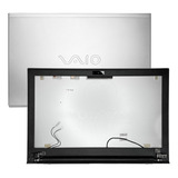 Carcaça Da Tela Com Dobradiças Notebook Vaio F15 Vjf157f11x
