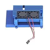 Carcaça De Metal Para Ventilador De Resfriamento Caixa De Metal De Usinagem CNC Para Ventilador De Resfriamento Ampla Aplicação Para Oficinas De Reparo Azul 