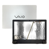 Carcaça E Dobradiça Notebook Vaio Fit 15s Vjf154f11x Branco