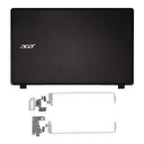 Carcaça Tampa Da Tela Dobradiças Acer E5 511 E5 571 E5 531 Cor Preto