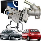 Carcaça Valvula Termostatica C3 Peugeot 206 207 1 4 Alumínio