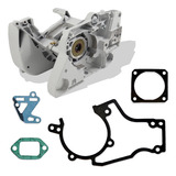 Carcaça Virabrequim Compatível Motosserra 381 Kit Juntas 