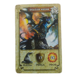 Card Dracomania Dragão Negro 7 Elma Chips