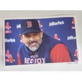 Card Foto Alex Cora Baseball Beisebol Boston Red Sox