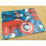 Card Marvel Montável  Capitão América 01  Elma Chips