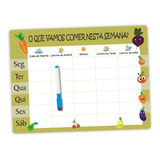Cardápio Semanal Planner Dieta 2 Ímã De Geladeira