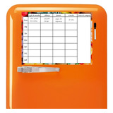Cardápio Semanal Planner Dieta Ímã De Geladeira