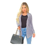 Cardigan Blusa Estilo Feminino Casaco Kimono Blogueira