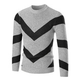 Cardigan Casaco Blusa Tricot Lã Masculina Canelada Ref 817