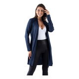 Cardigan Feminino Ribana Kimono Casaco Blusa Leve Canelado