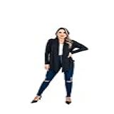 Cardigan Kimono Feminino Casaco Casaquinho Blusa Blusa Manga Longa P 