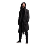 Cardigan Long Line Casaco De Frio Masculino Sobretudo Swag