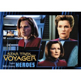 Cards Star Trek Voyager Heroes Villains Col Completa