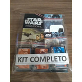 Cards Star Wars Rogue One Completo guia cx saquinhos Brinde