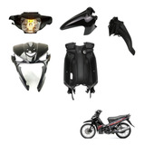 Carenagem Paralama E Farol Azul Yamaha Crypton 115