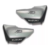 Carenagem Tampa Lateral Suzuki Yes 125 Prata par Adesivada