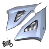 Carenagem Tampa Lateral Twister Cbx250 2001 A 2008 Prata Par