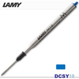 Carga Esferográfica Lamy M16 Refil Tinta Azul Ponta M Média