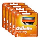 Carga Refil Lamina Gillette Fusion 5   20 Cartuchos