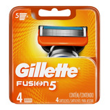 Carga Refil Lamina Gillette Fusion 5   4 Cartuchos