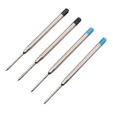 Cargas Metal Refil Canetas Similar Parker Crown 6 Unidades